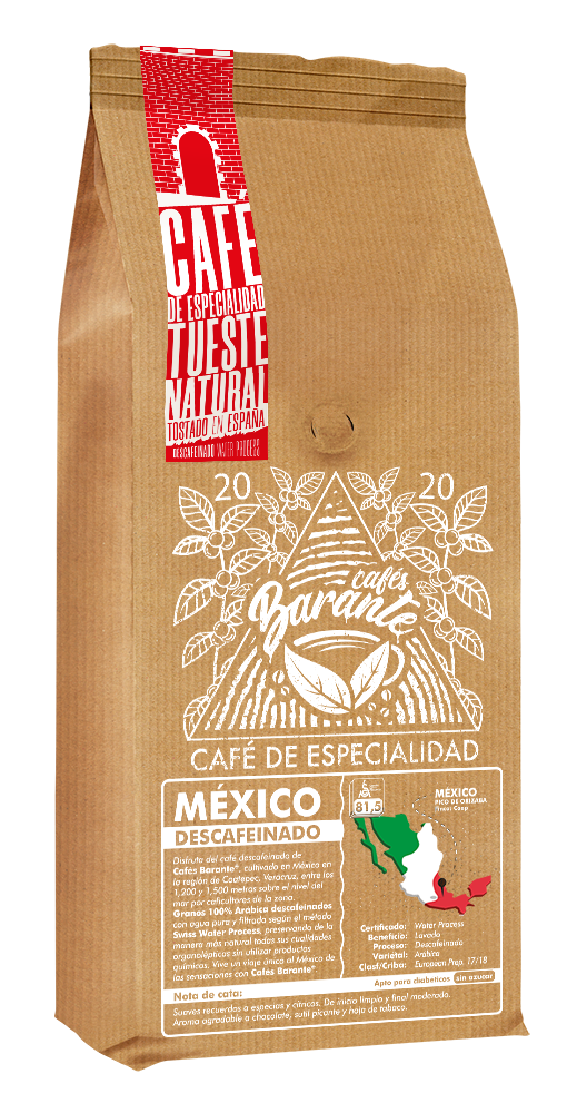 MEXICO PICO DE ORIZABA DESCAFEINADO SWISS 1KG