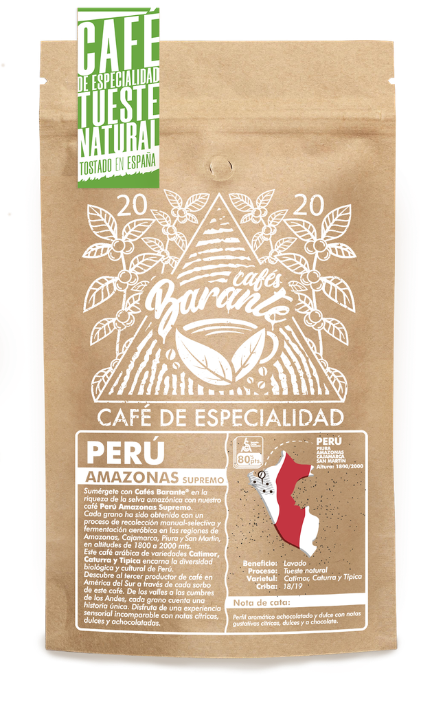CAFÈ PERU AMAZONAS CAJAMARCA 250g GRANO