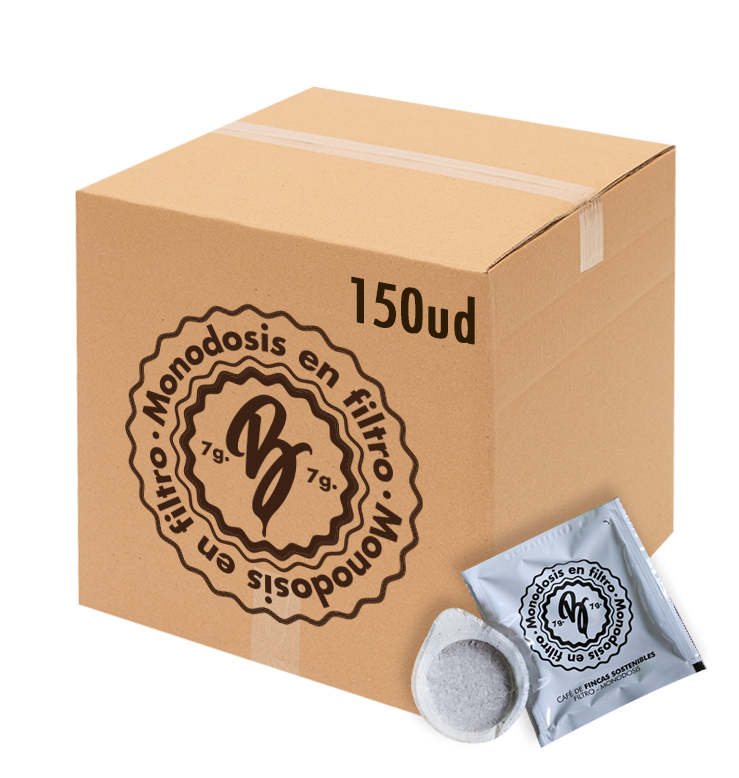 FINCAS SOSTENIBLES CAFÉS BARANTE MONODOSIS ESE (Caja 150ud)