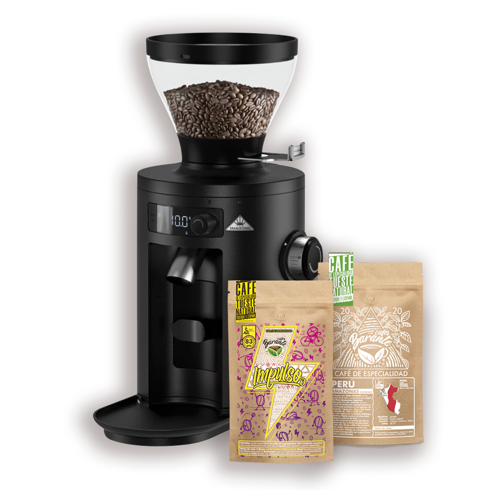 MAHLKONIG X54 Molino de café On Demand + 500g de Café de Especialidad