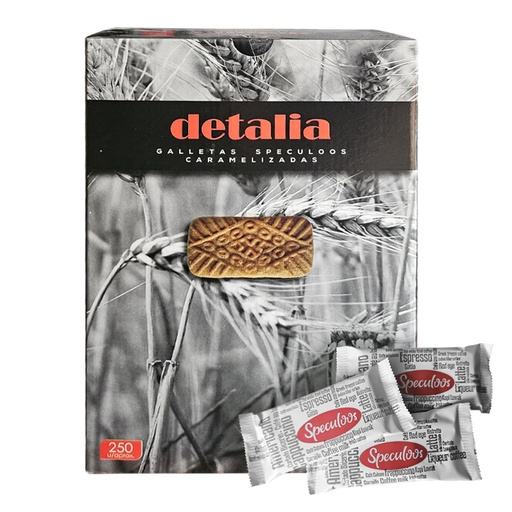 [COM0001] Galletas Speculoos 6g "Detalia"  Estuche de 250/ud