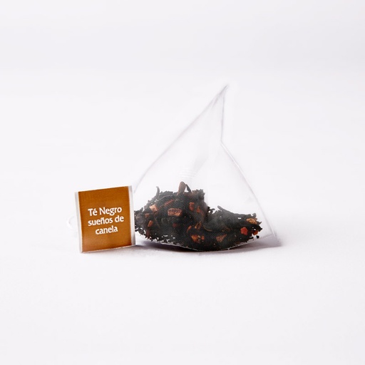 [COM0040] TE´S PIRAMIDES NEGRO SUEÑOS DE CANELA Estuche de 15/ud