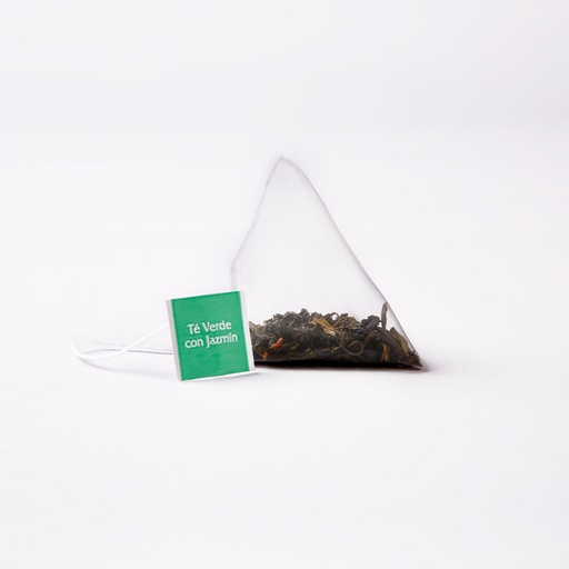 [COM0031] TE´S PIRAMIDES VERDE JAZMÍN Estuche de 15/ud